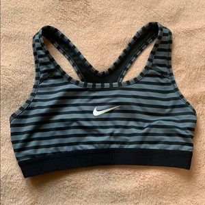 Stripped Nike sports bra